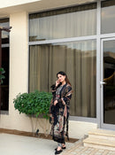 Black Lawn Printed Pakistani Suits