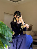 LG 2031 Premium Velvet Plazzo Set with Sequins Embroidery – Winter 2025 Collection