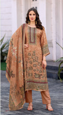 Shree Fab KT 297 Premium Viscose Maslin Suit with Designer Dupatta