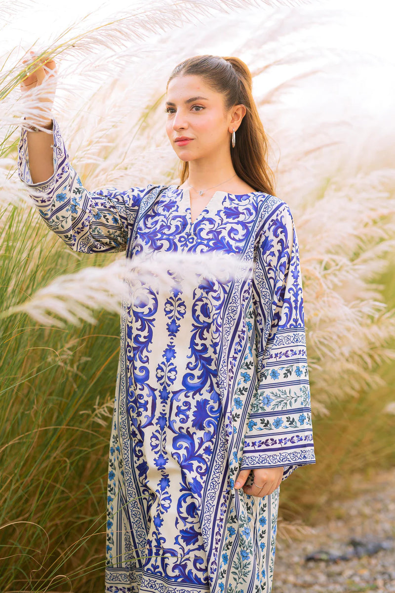 Printed Kraftan Wear By Ayeza Khan