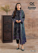 Al Karam Kesariya Magic In Print Vol 19 Karachi Dress Material