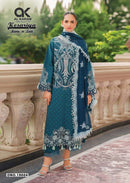 Al Karam Kesariya Magic In Print Vol 19 Karachi Dress Material