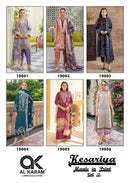 Al Karam Kesariya Magic In Print Vol 19 Karachi Dress Material