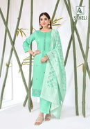 Alok Saheli Vol 11 Premium Cotton Semi-Stitched Suit Set