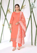 Alok Saheli Vol 11 Premium Cotton Semi-Stitched Suit Set