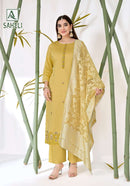 Alok Saheli Vol 11 Premium Cotton Semi-Stitched Suit Set