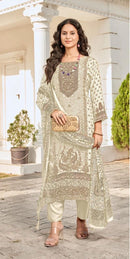 Shree Fab KT 243 Premium Viscose Maslin Suit with Designer Dupatta