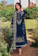 AASHA DESIGNER 1170 Cotton Print Suit with Embroidery & Designer Dupatta