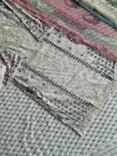 Premium White Pakistani Embroidered Cotton Suit with Printed Dupatta