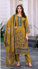 Shree Fab KT 297 Premium Viscose Maslin Suit with Designer Dupatta