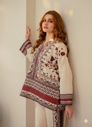 Saesha Ethereal Wine Floral Co ord Set