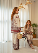 Saesha Ethereal Wine Floral Co ord Set