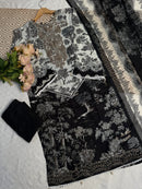 Black & White Printed Lawn Outfit