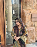 Harsha Azlam 1157 Famous Stylish Green Color Lawn Pakistani Suits