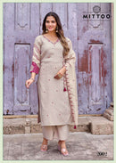 Mittoo Aaika Premium Viscose Embroidered Stitched Suit