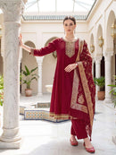OSSM Resham Vol 3 Roman Silk Embroidered Work Suit