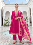 OSSM Resham Vol 3 Roman Silk Embroidered Work Suit