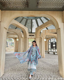 Harsha Azlam Maira B 1110 Cotton Print With Exclusive Patch Work Pakistani Suit