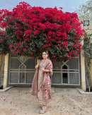 Designer Pure Muslin Embroidered Pakistani Suit