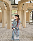 Harsha Azlam Maira B 1110 Cotton Print With Exclusive Patch Work Pakistani Suit