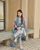Harsha Azlam Maira B 1110 Cotton Print With Exclusive Patch Work Pakistani Suit
