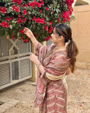 Designer Pure Muslin Embroidered Pakistani Suit