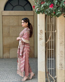 Designer Pure Muslin Embroidered Pakistani Suit