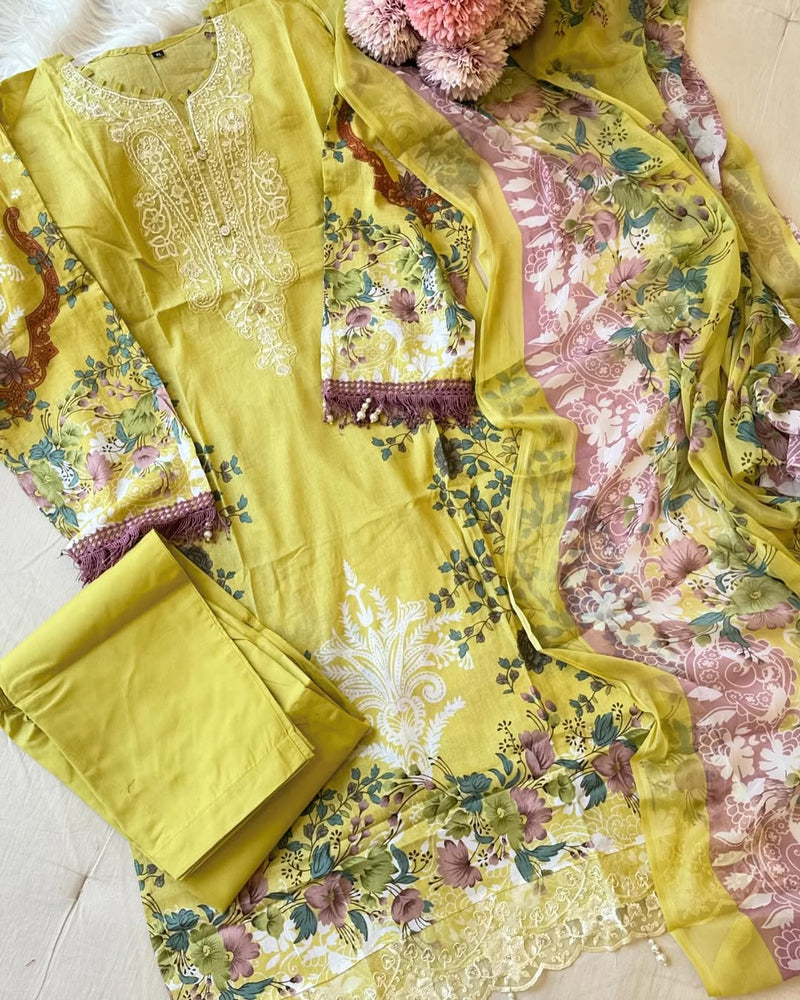 Maria B 1159 Pure Cotton Casual Wear Pakistani Suit