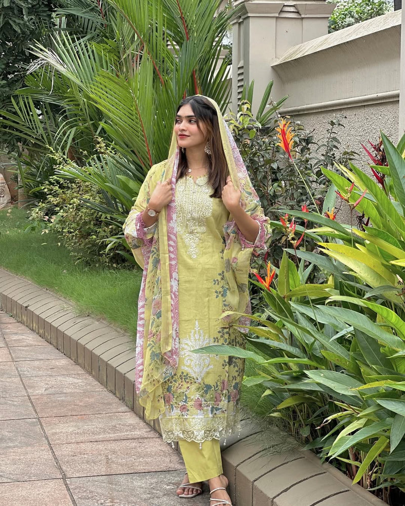 Maria B 1159 Pure Cotton Casual Wear Pakistani Suit