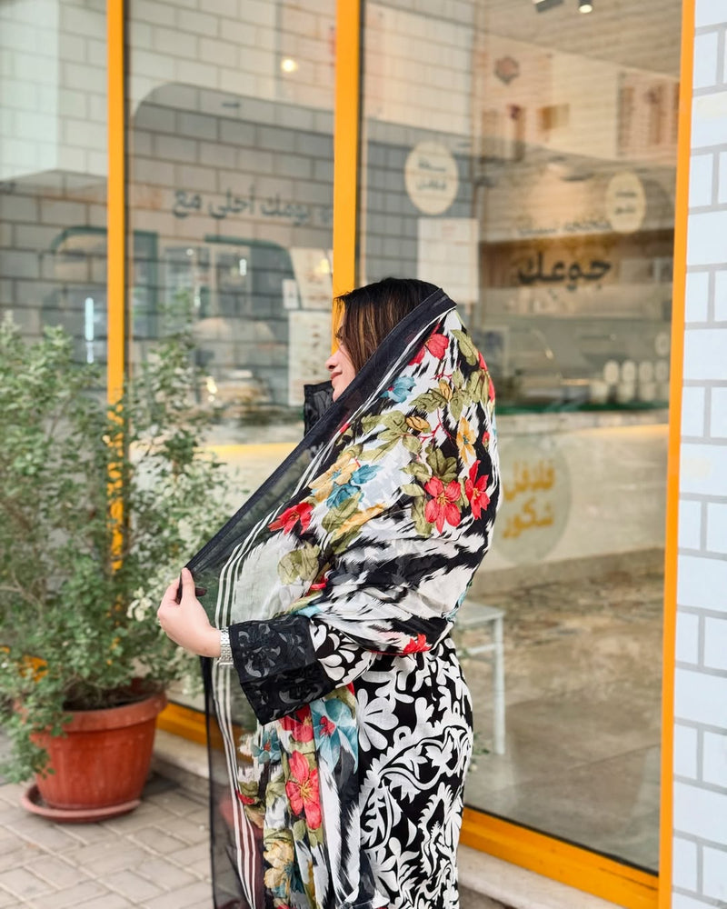 Maria B 1426 A Cotton Printed Emboridery Worked Viral Pakistani Suits