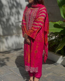 Mehboob Tex 1677 Pure Cotton Print With Self Embroidery Work Pakistani Suits