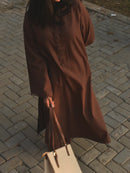 Elegant Brown Rayon Farshi Salwar