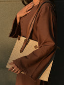 Elegant Brown Rayon Farshi Salwar