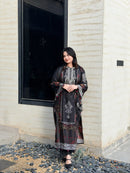 Premium Black Floral Pakistani Suit