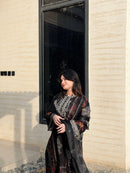 Premium Black Floral Pakistani Suit