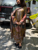 Premium Maslin Silk Pakistani Suit with Floral Print & Elegant Embroidery Traditional Ethnic Wear
