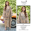 Serine S 934 Cambric Cotton Pakistani Elegant Embroidery Set