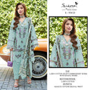 Serine S 934 Cambric Cotton Pakistani Elegant Embroidery Set