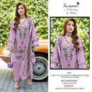 Serine S 934 Cambric Cotton Pakistani Elegant Embroidery Set