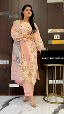 Hania Amir 1587 Fasmous Pakistani Designer Lawn Suit
