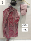 Sapphire J 187 B Lawn Cotton With Patch Work Readymade Pakistani Pret