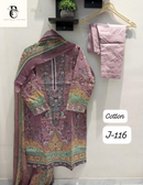 Sapphire J 116 B Lawn Cotton  With Patch Work Readymade Pakistani Pret