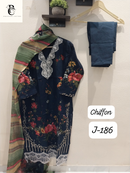 Sapphire J 186 B Lawn Cotton With Patch Work With Multiple Patches Pakistani Suits