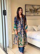 Festive Navy Blue Pakistani Style Salwar Suit