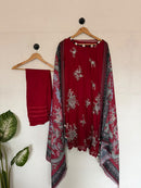 Red Luxury Pakistani Suit for Women