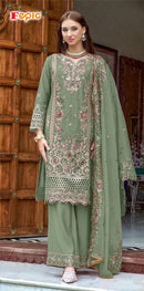 Fepic Rosemeen C 1919 B Organza Embroidered Worked Pakistani Suits