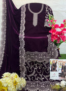 Deepsy D 32221 C Velvet With Heavy Embroidery Work Pakistani Suit