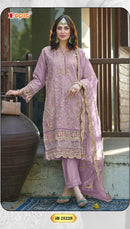 Fepic Rosemeen IR 21228 Organza Embroidered Worked Pakistani Suits
