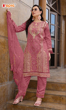 Fepic Rosemeen IR 21227 Organza Embroidered Worked Pakistani Suits