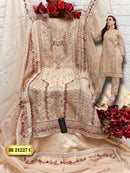 Fepic Rosemeen IR 21227 C Organza Embroidered Worked Pakistani Suits